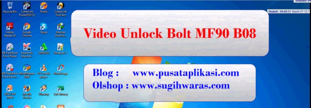 Video Unlock Bolt MF90 B08
